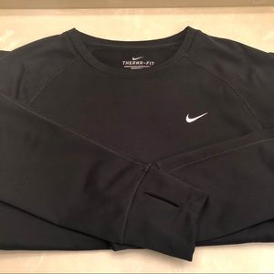 NIKE Black Therma-Fit Pullover